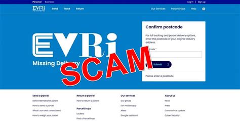 evri fraud reporting.